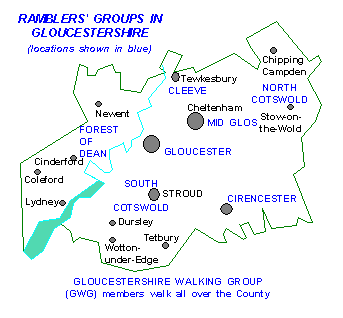 Ramblers Groups in Glos
