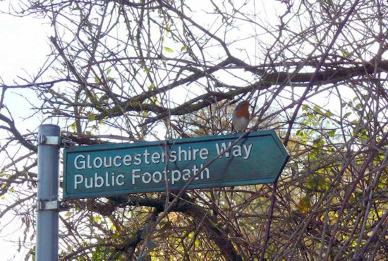 footpath sign