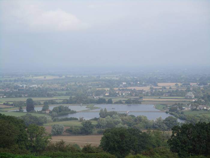 Looking over Witcombe Reservoir