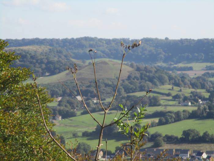 From this lofty position we can look down on our starting point