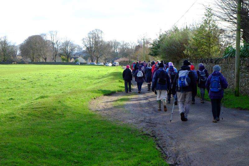 Towards Minchinhampton