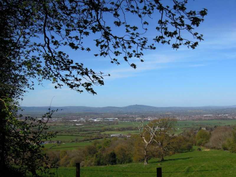 We now cross the Gloucester Road and climb steeply, pausing for the views behind
