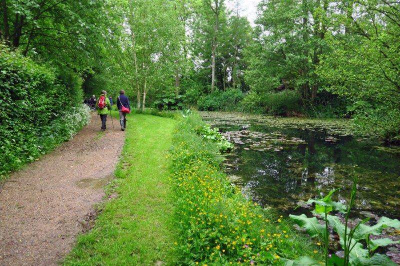 The grounds of Ozleworth House
