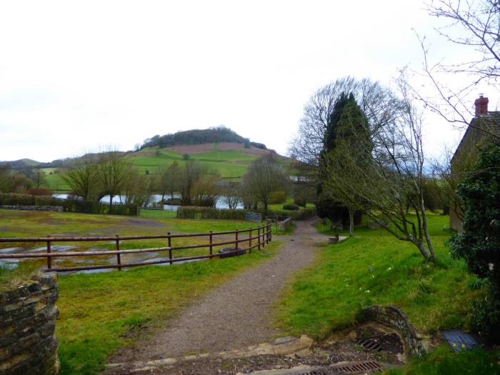 We decide to avoid the blustery winds on Long Down and stay in the valley
