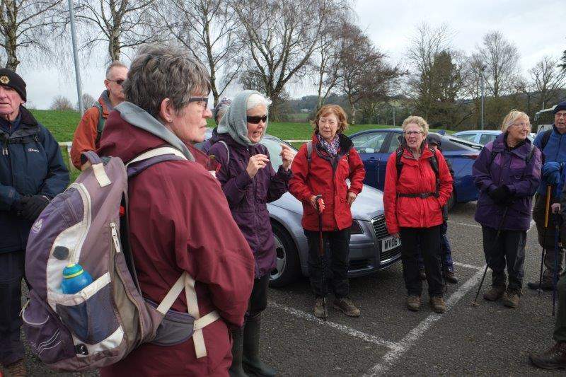 Leisure Centre CP as we prepare for another assault on the Painswick  Valley - this time lead by Jill and Sue