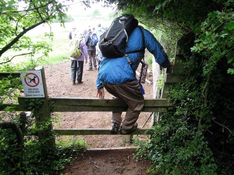 Ah, over a tricky stile