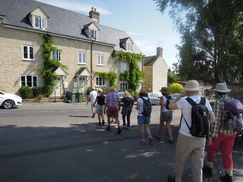 And Chris leads us off through the town