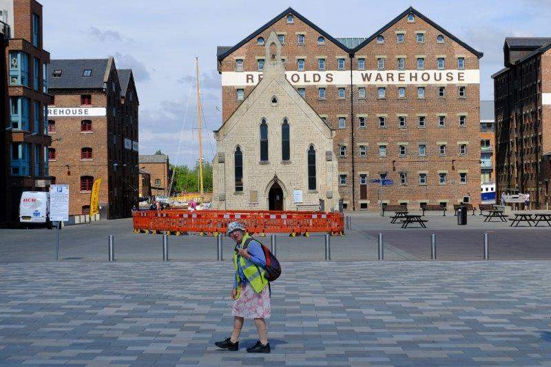 With its Mariners Chapel  and warehouses - no, she is not with us