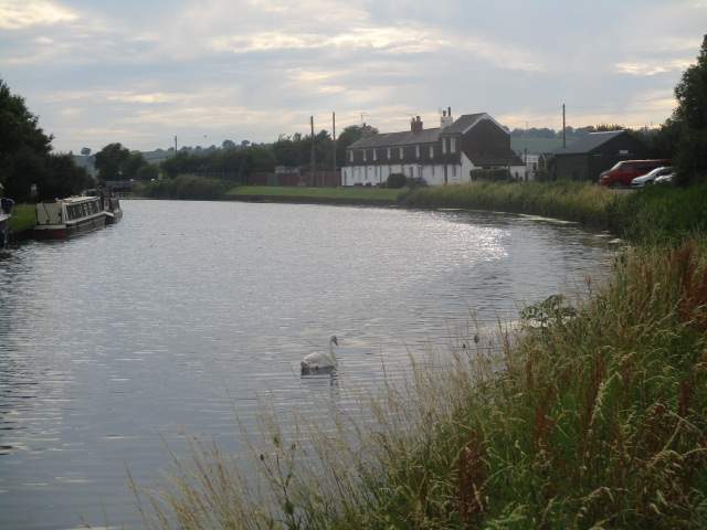 An idyllic scene on the canal