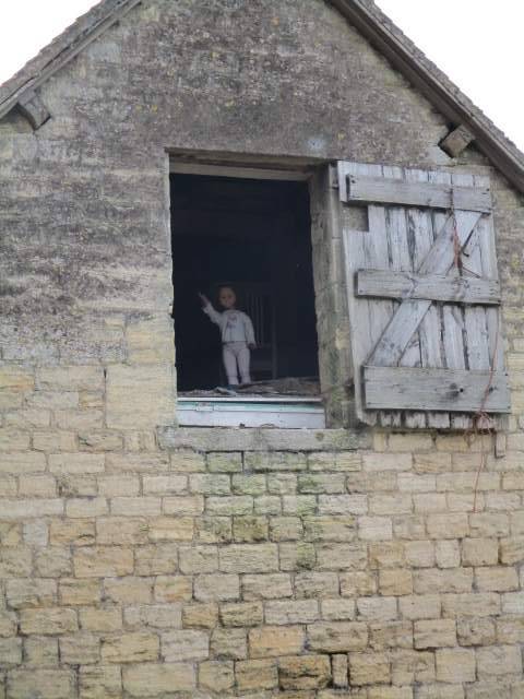 The doll in the barn is still here