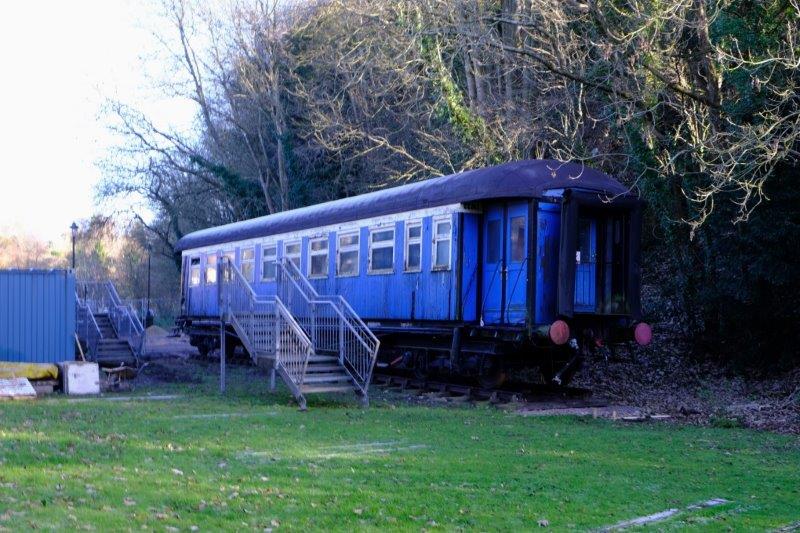 Not a British Rail carriage but ideal for an old station yard