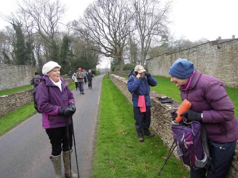 Jacqui our leader has found a good spot