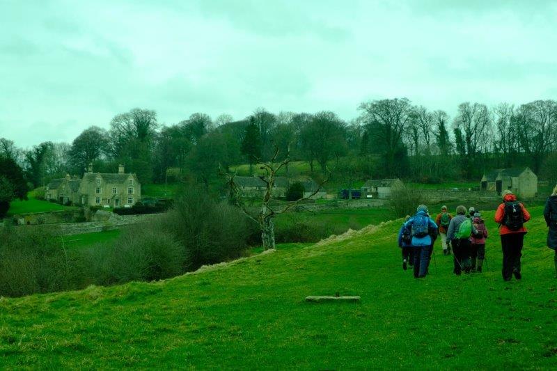 Pinbury Park coming into view