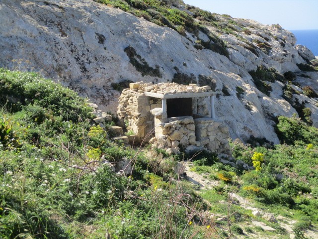 One of many building used as shelters while trapping migrating birds