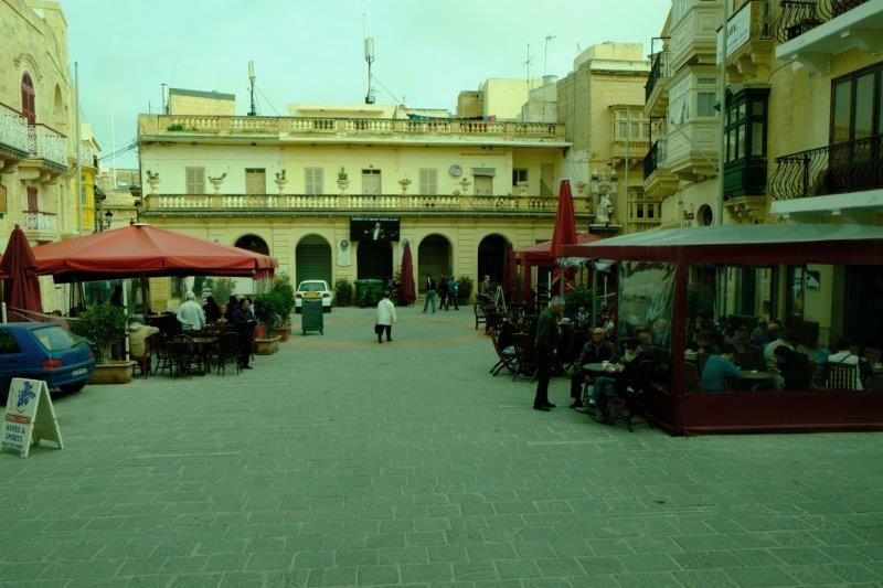 And a square surrounded by cafes and restaurants