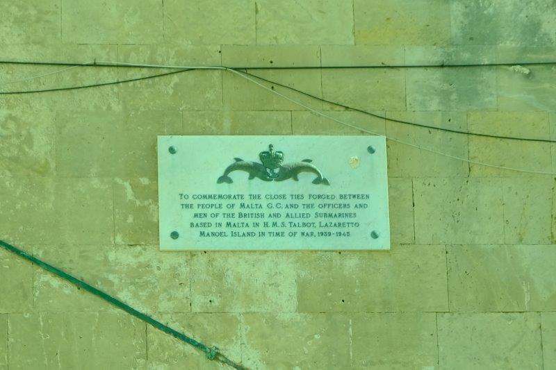 A reminder of Malta's part in the war