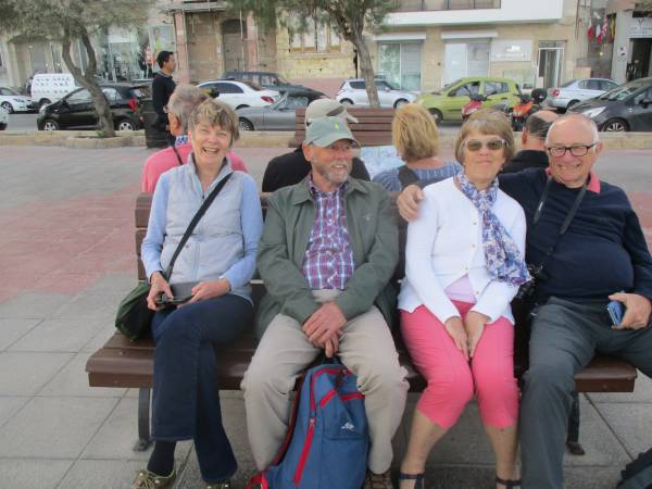 Half a group photo on the prom