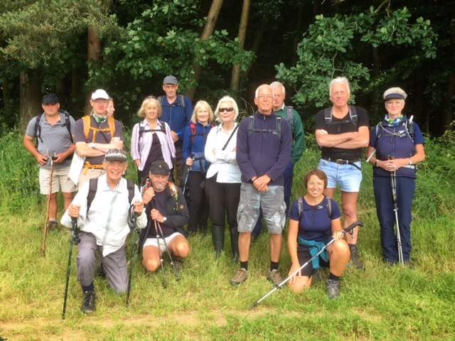 Group photo with Trudi, our photographer, kneeling at the front