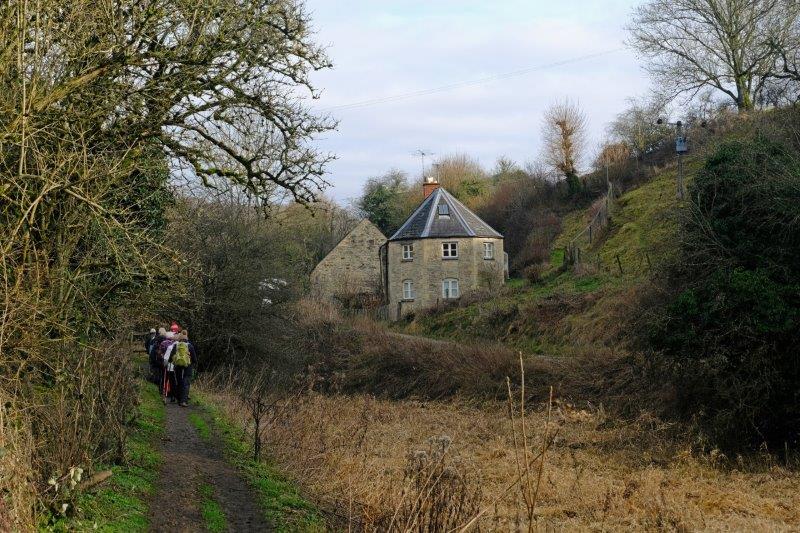 Past the canal worker's cottage