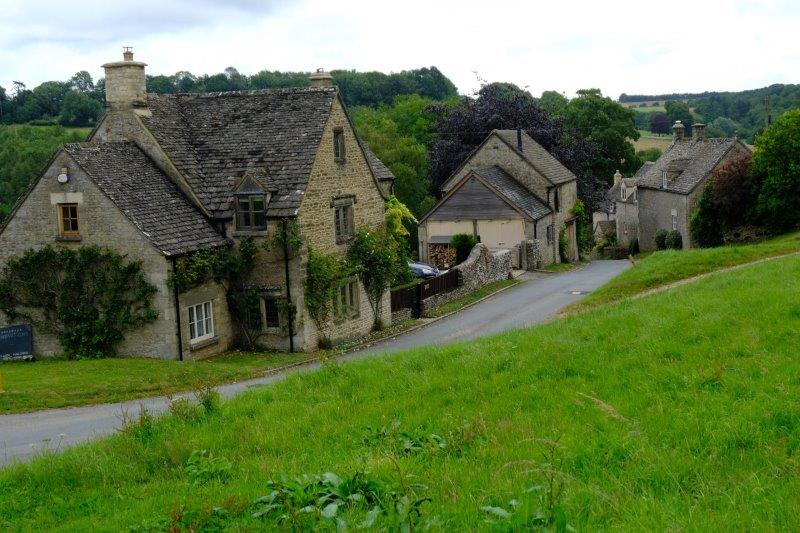 Looking down the main street