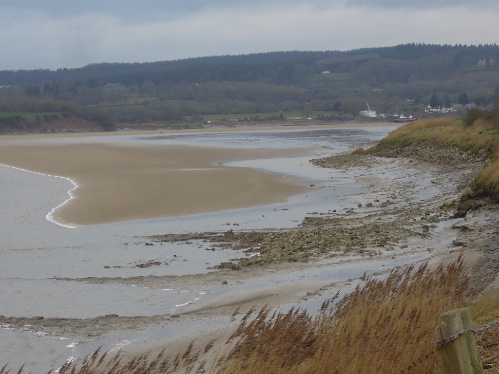 Bullo Pill harbour is visible