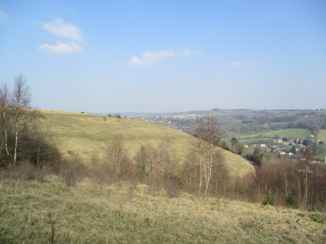 And towards Stroud on a beautiful day.