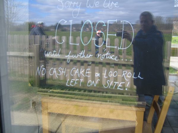 Meadow cafe is closed