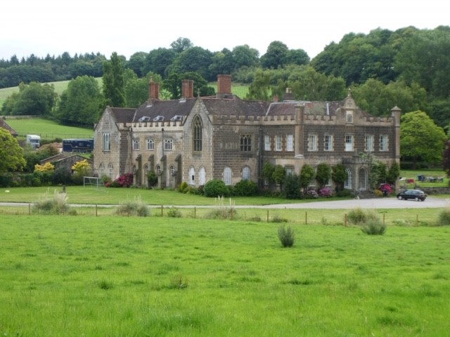 Across Pudding Hill to Flaxley Abbey and church