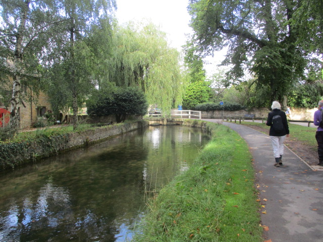 It's fairly quiet in Lower Slaughter at 9.30