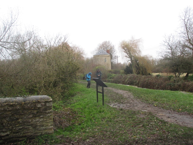 At the Round House on the canal at Cerney Wick