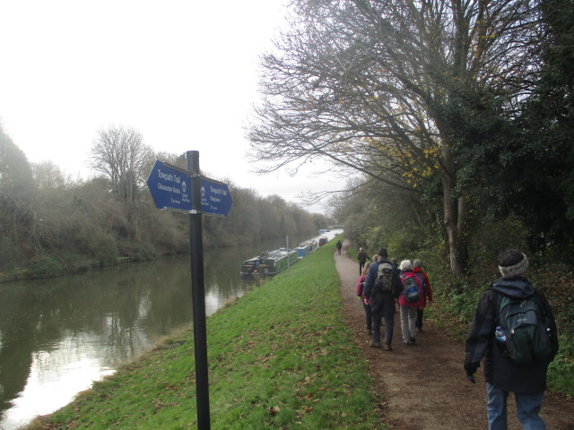 Continuing on the tow path