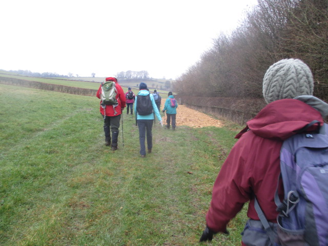 Heading along Ledgemore Bottom