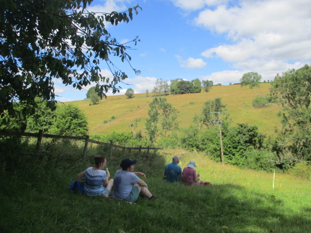 For our coffee stop on the bank