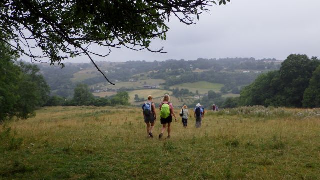 And down towards the Golden valley