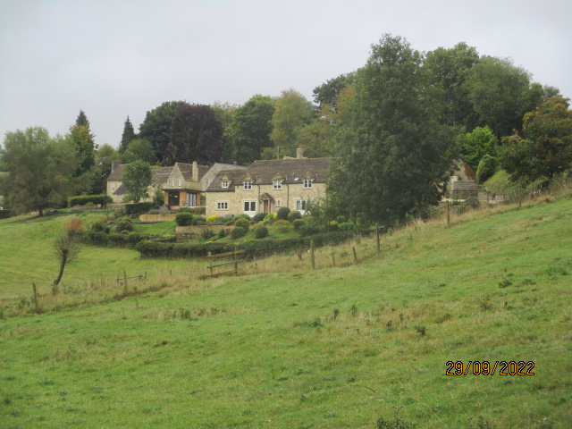 These houses have lovely views over the valley