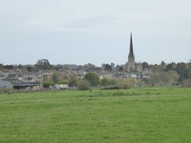 Never far from the 186 foot spire on the church, said to be the 4th tallest in England