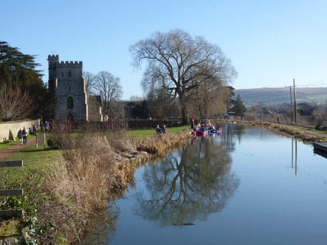 We return past the peaceful St Cyr's church