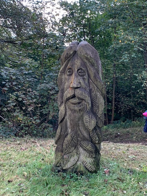 Wood carving at Ebworth woods