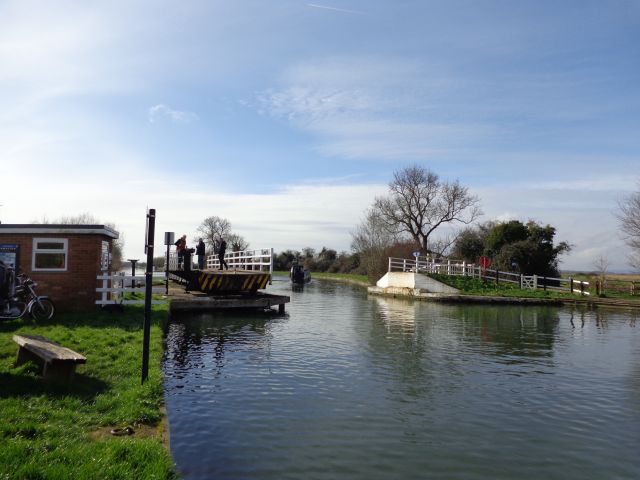 Splatt Bridge open for a boat