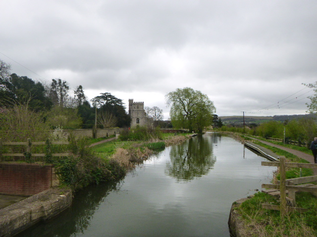 Past St. Cyr’s church on the canal