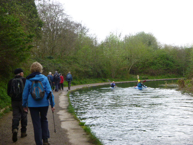 And the canal where a family is canoeing