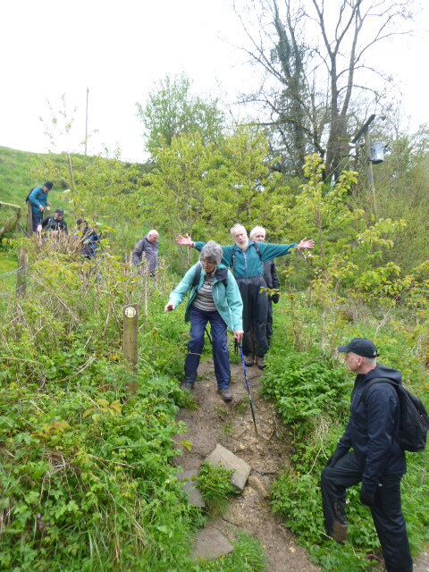 And a tricky descent to the canal, then it’s over the top to Oakridge